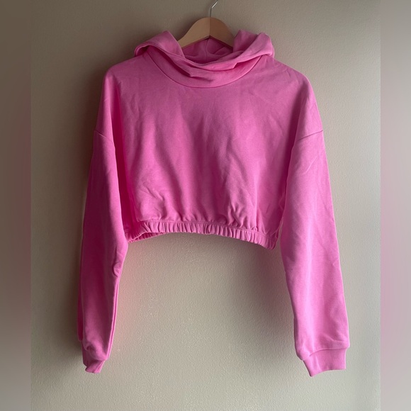 naked wardrobe Tops - New Naked Wardrobe Women Pink Hoodie Size Large